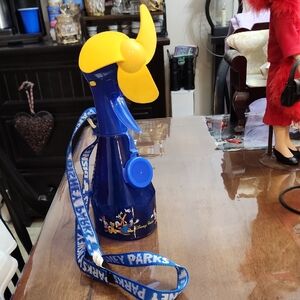 Disney Blue and Yellow Handheld Fan